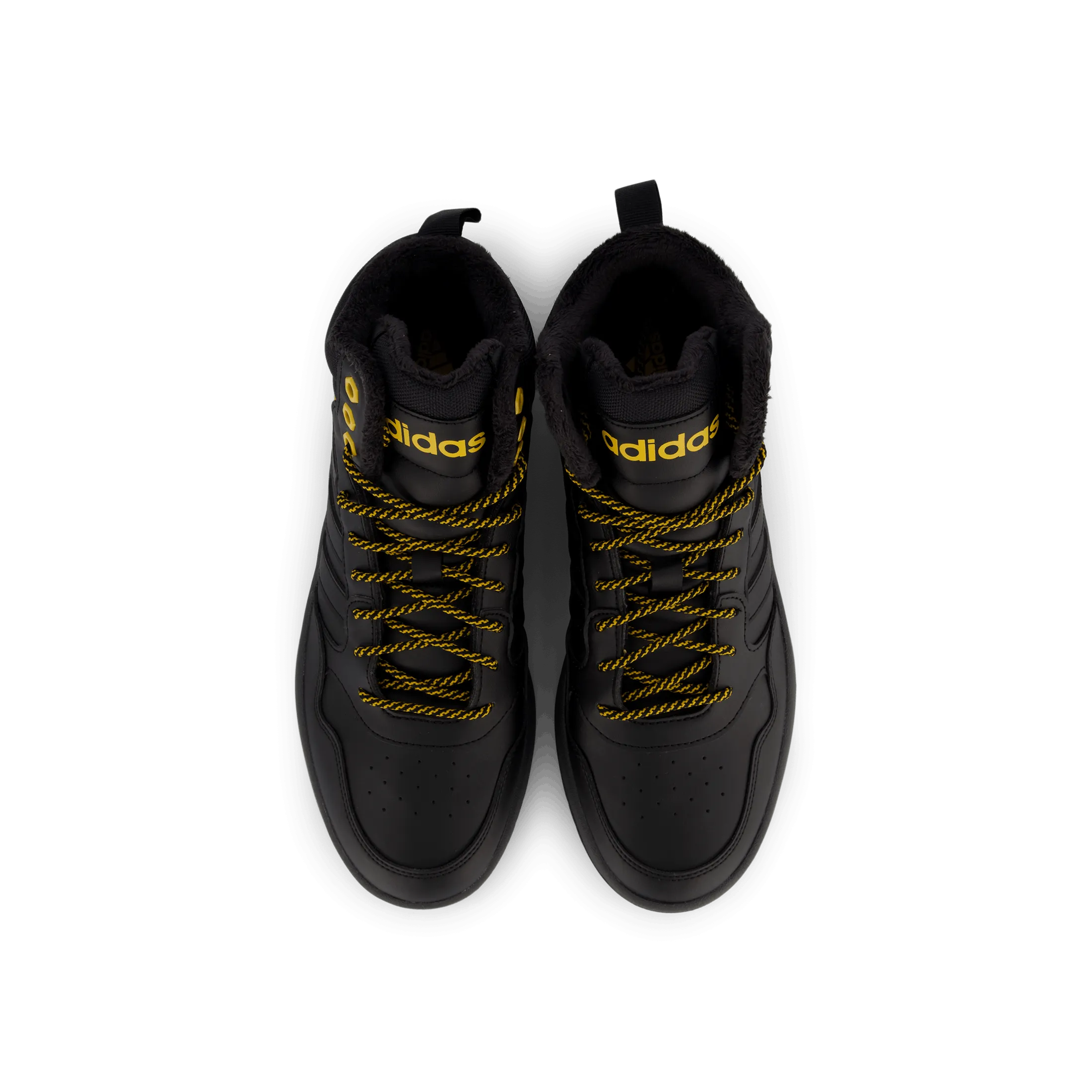 Hoops 3.0 Mid Lifestyle Basketball Classic Fur Lining Winterized Shoes Core Black