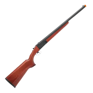 HWASAN 0521 Real Wood Double Barrel Gas Gel Blaster
