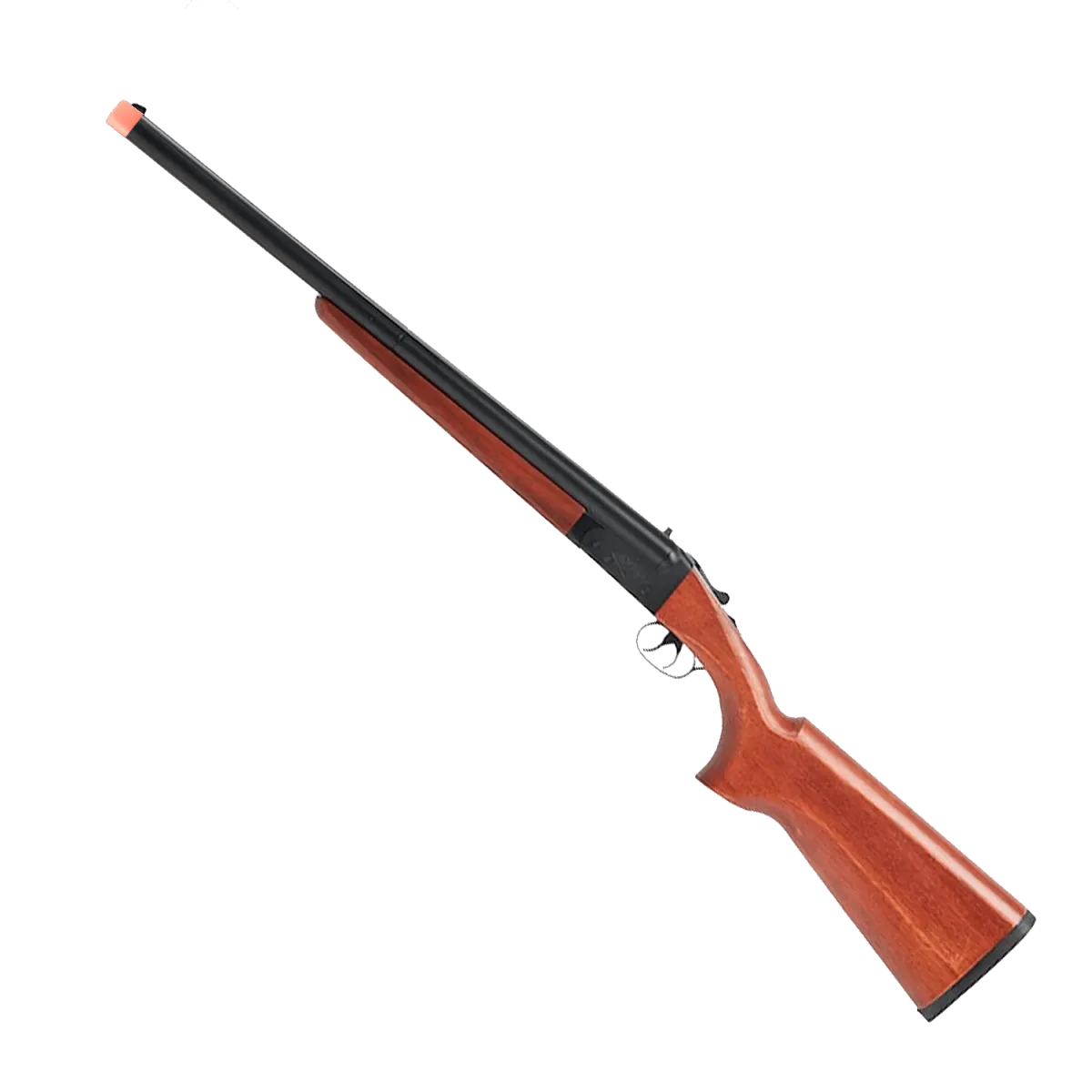 HWASAN 0521 Real Wood Double Barrel Gas Gel Blaster