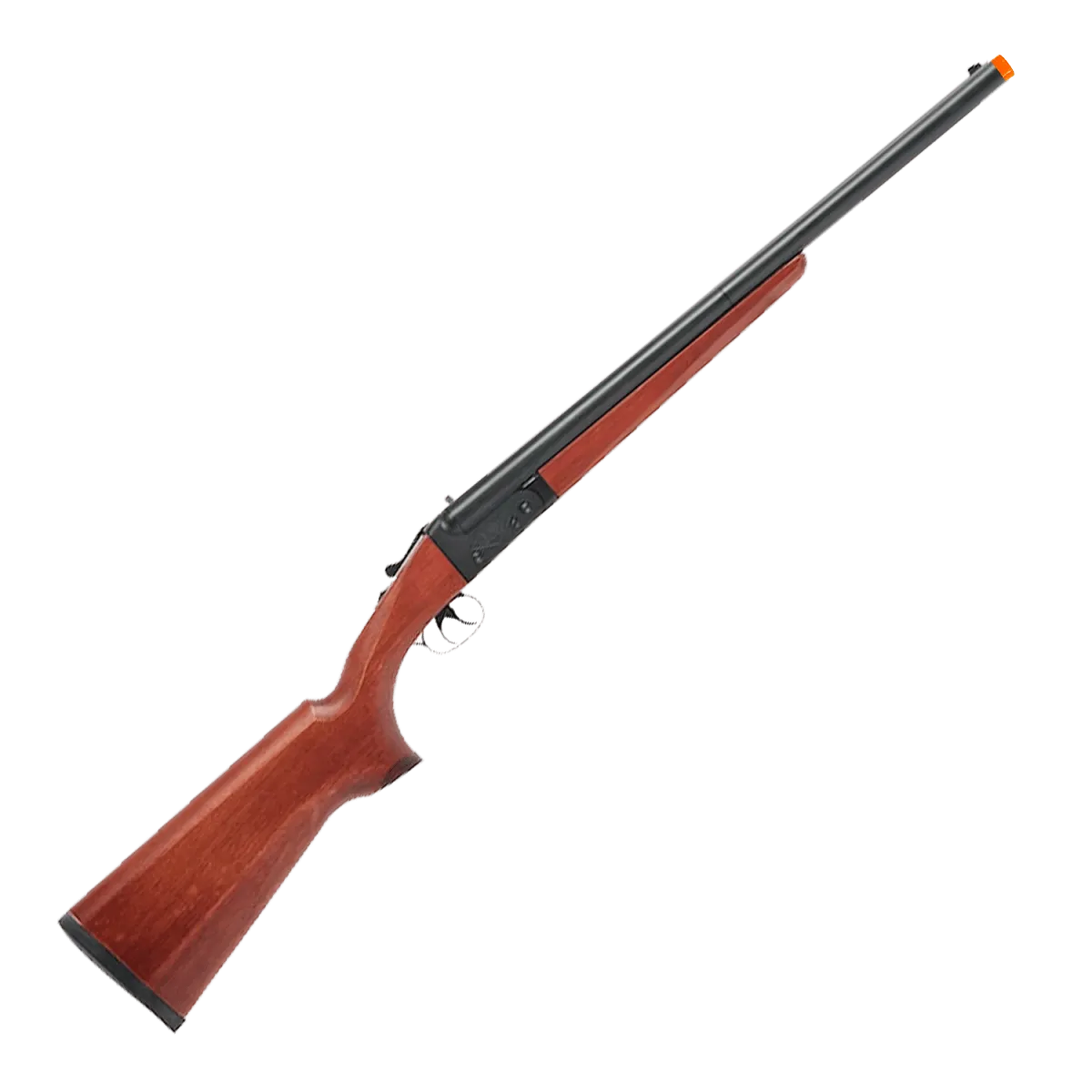 HWASAN 0521 Real Wood Double Barrel Gas Gel Blaster