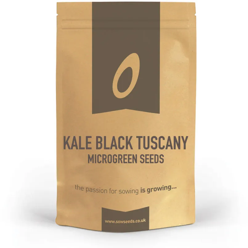 Kale Black Tuscany Microgreens Seeds