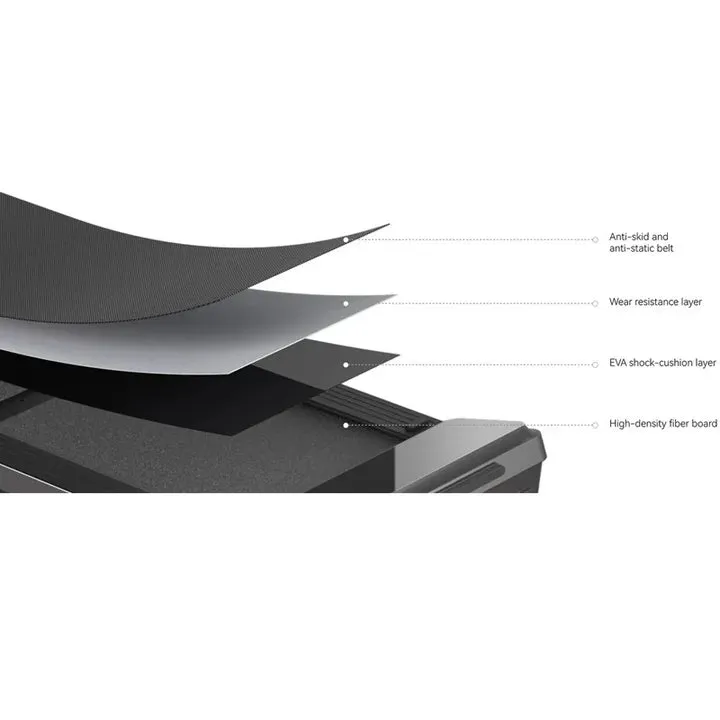 King Smith Foldable Treadmill R3 Hybrid   With Max. Speed 12km/h, With Side Armrest With 1HP Brushless Motor
