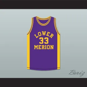 Kobe Bryant 33 Lower Merion High School Aces Purple Basketball Jersey 3