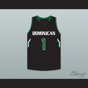 Kostas Antetokounmpo 1 Dominican High School Knights Black Basketball Jersey 2