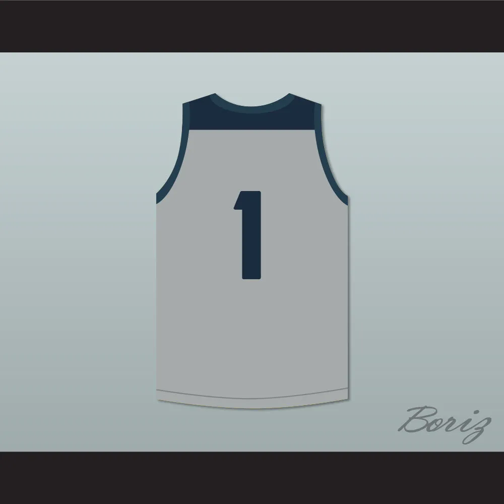 LaMelo Ball 1 Chino Hills High School Huskies Gray Basketball Jersey