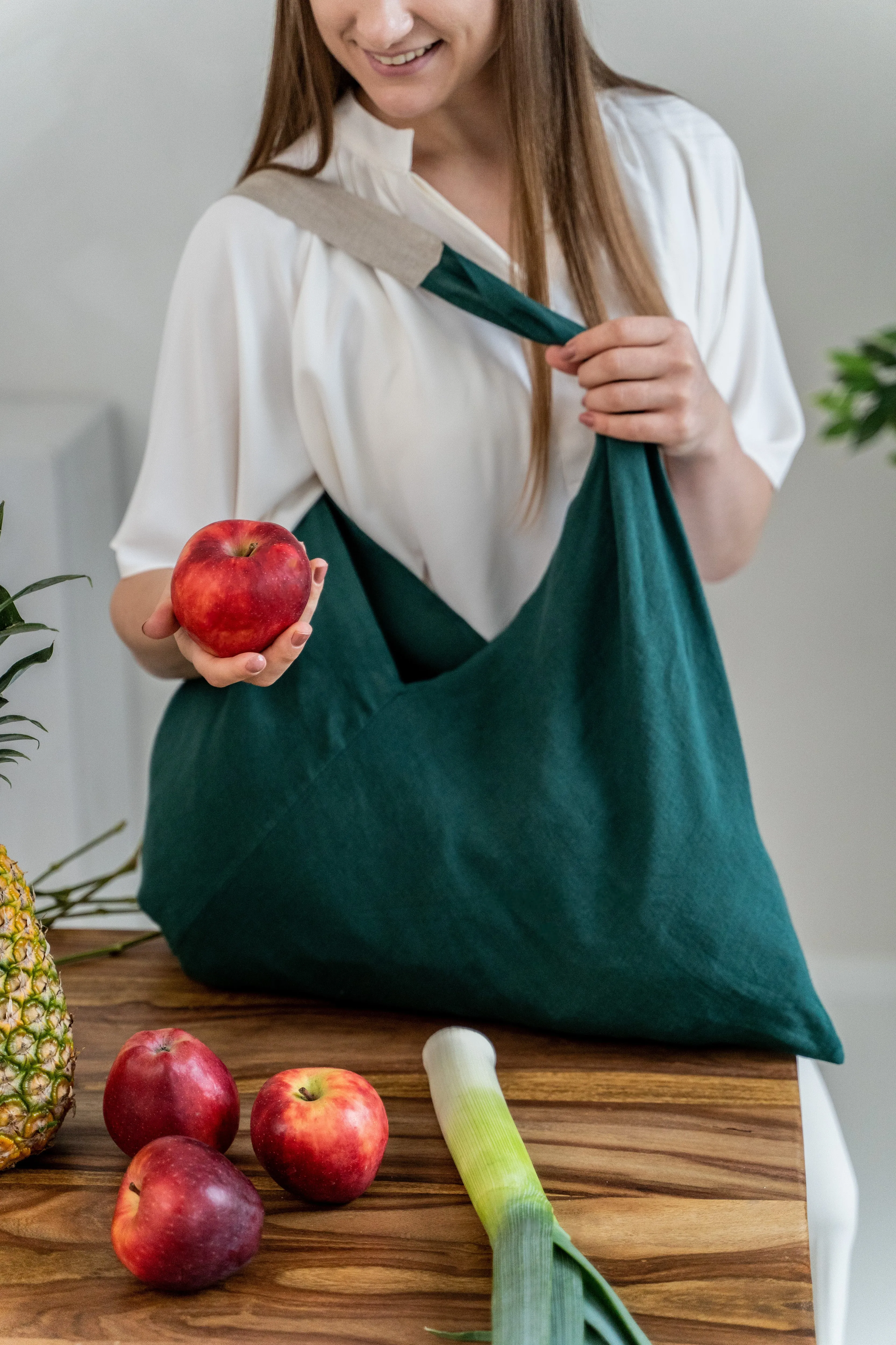 Large Linen tote bag in Various Colors