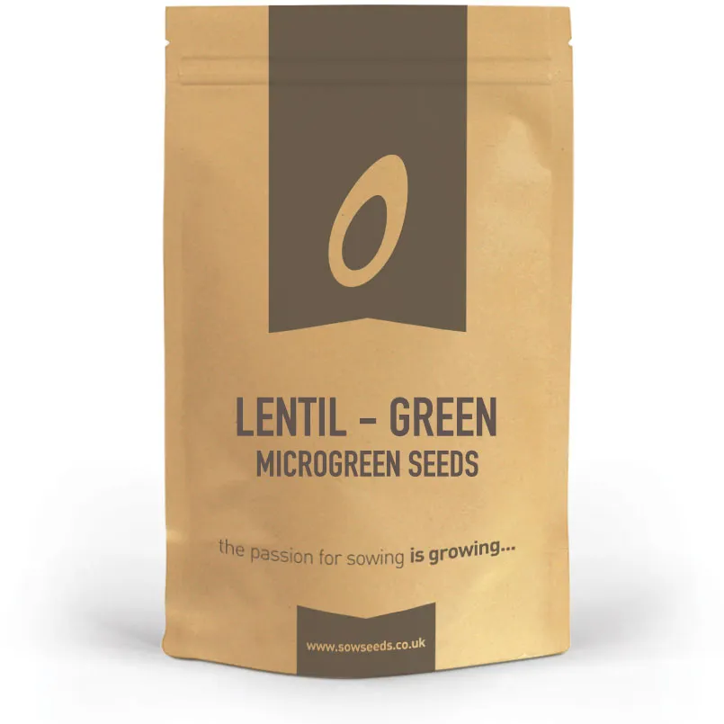 Lentil Green Microgreens Sprouting Seeds