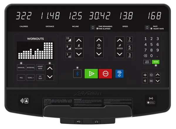Life Fitness Aspire Treadmill SL Console