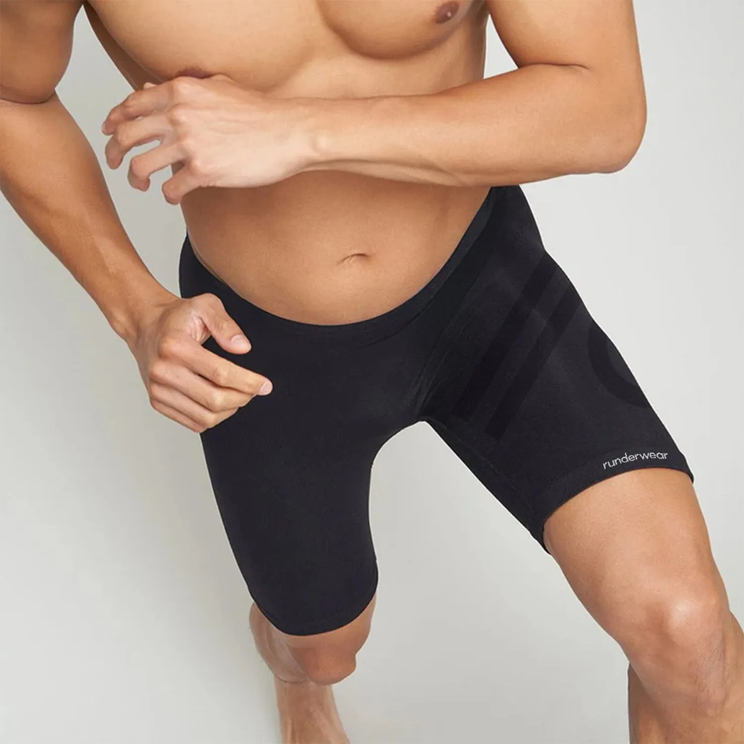 Men's Long Boxer | Black