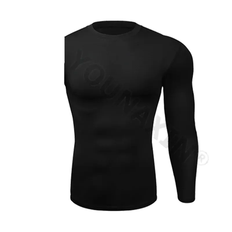 Men’s One Arm Compression Long Sleeves T-Shirt