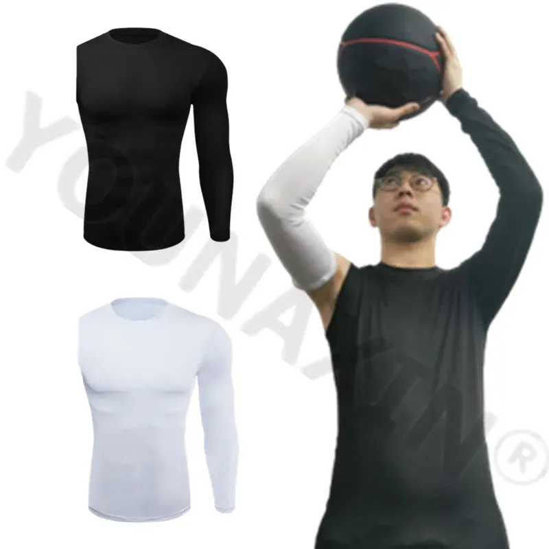 Men’s One Arm Compression Long Sleeves T-Shirt