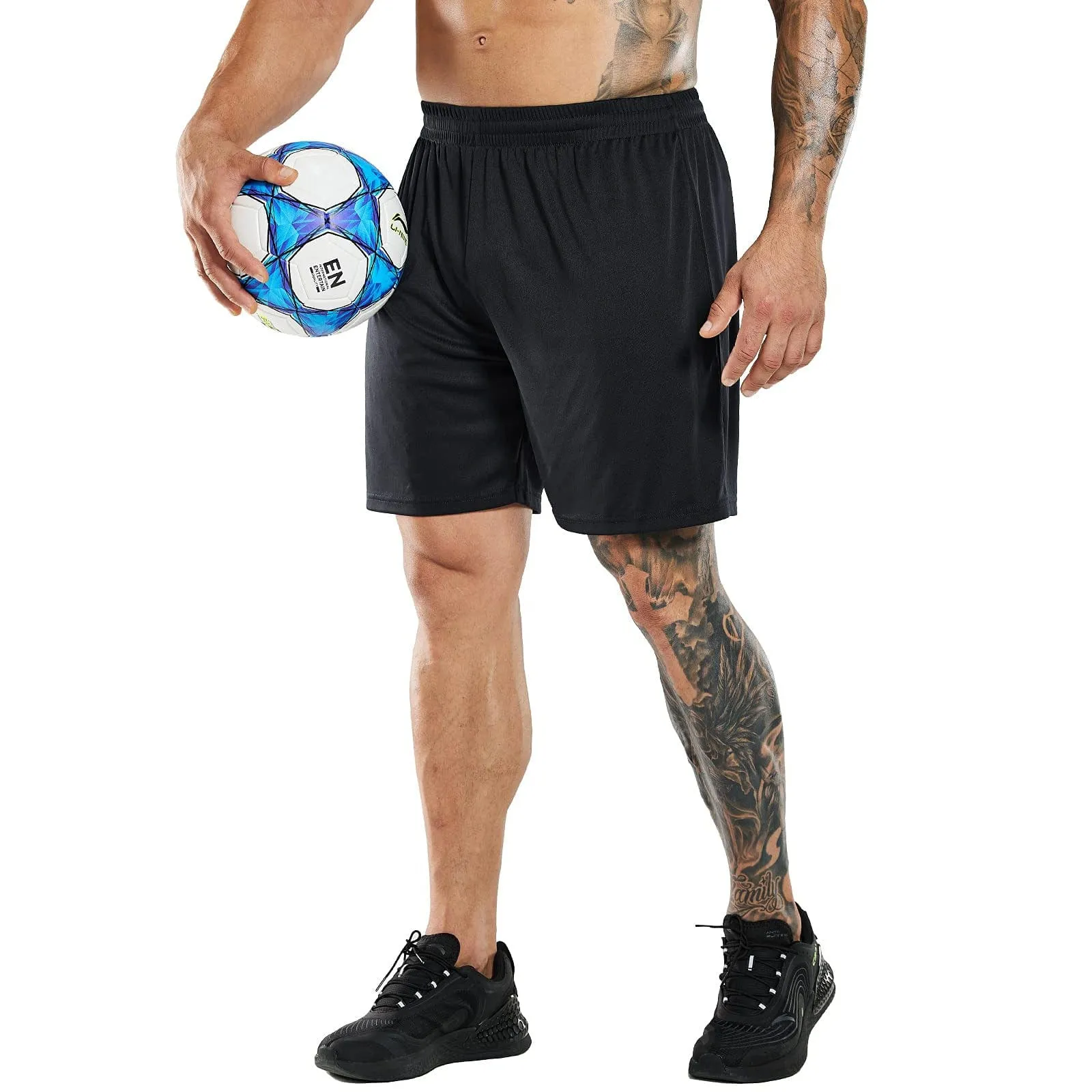 Men's Quick-Dry Athletic Running Shorts without Pockets