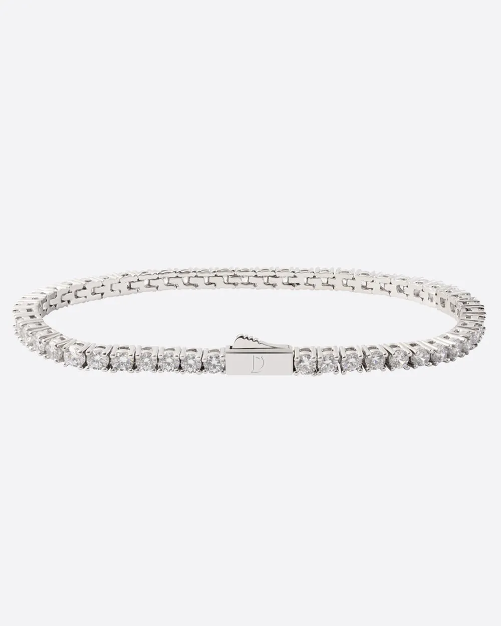 MOISSANITE TENNIS BRACELET. - 3MM