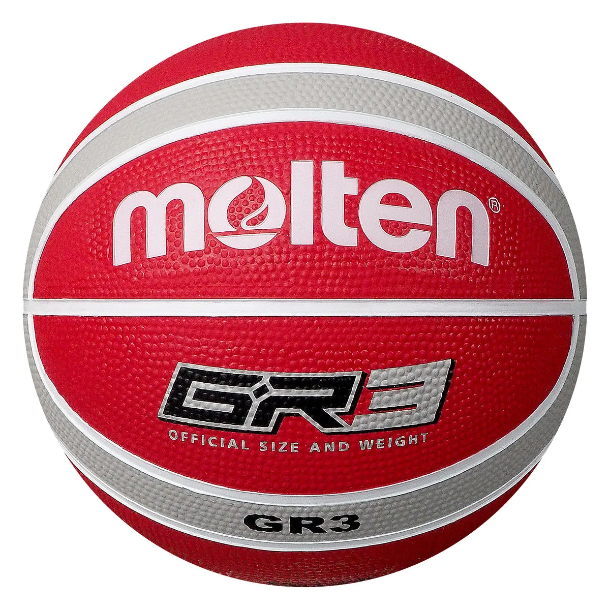 Molten BGR3 Basketball (Red/Silver) (Size 3)