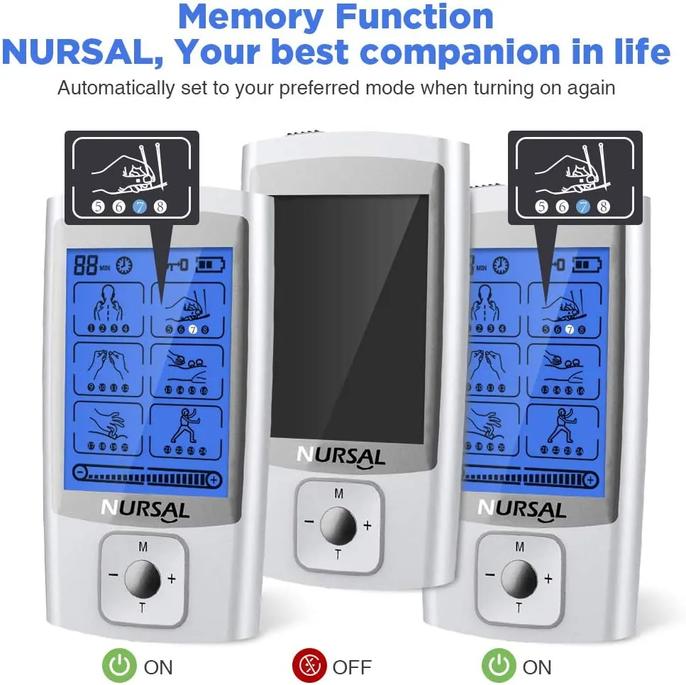 NURSAL AS1080 24 Modes TENS Unit Muscle Stimulator