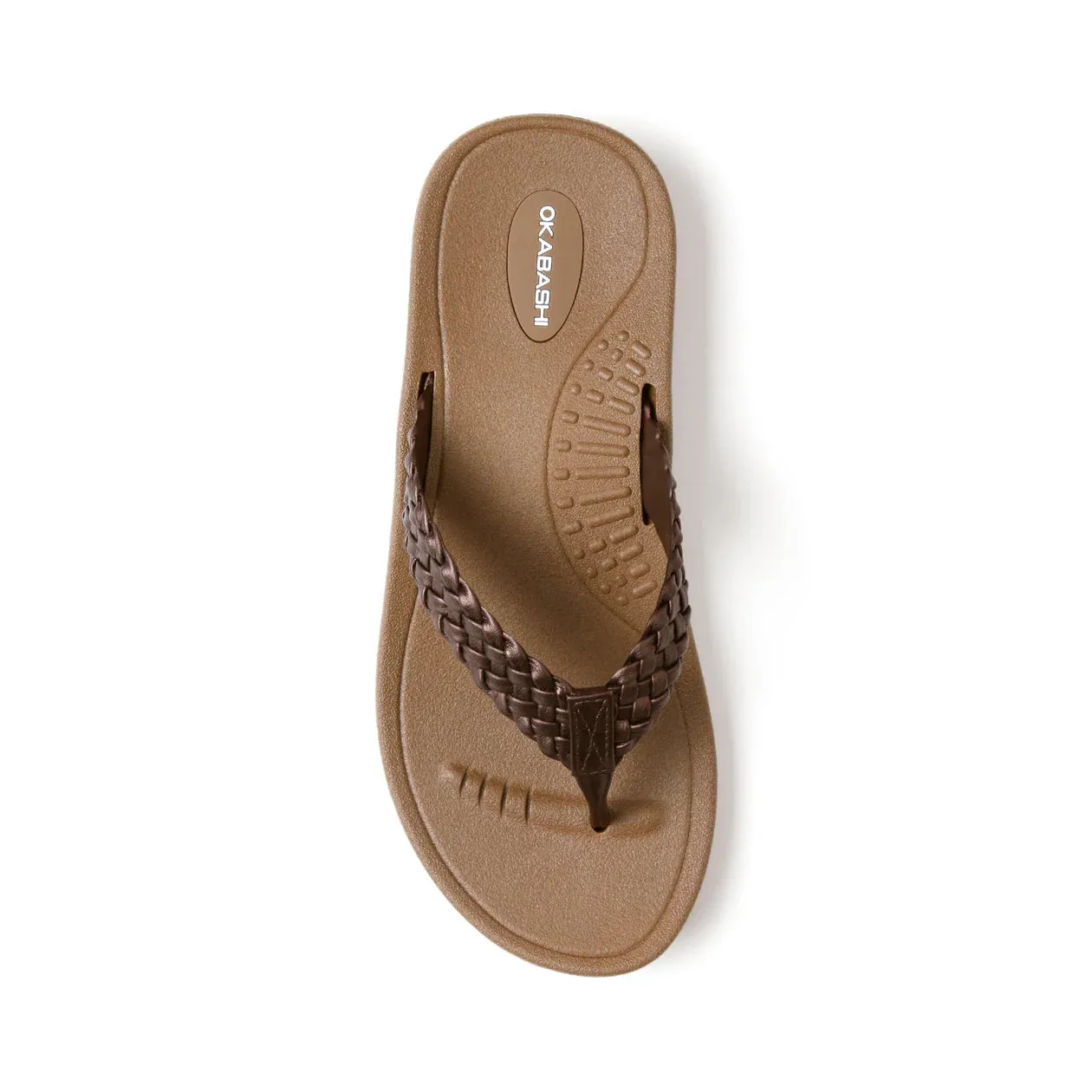 Okabashi Baha Thongs- Toffee/Copper