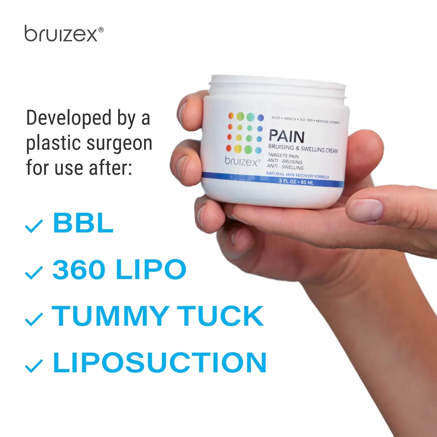 Pain, Bruising & Swelling Cream