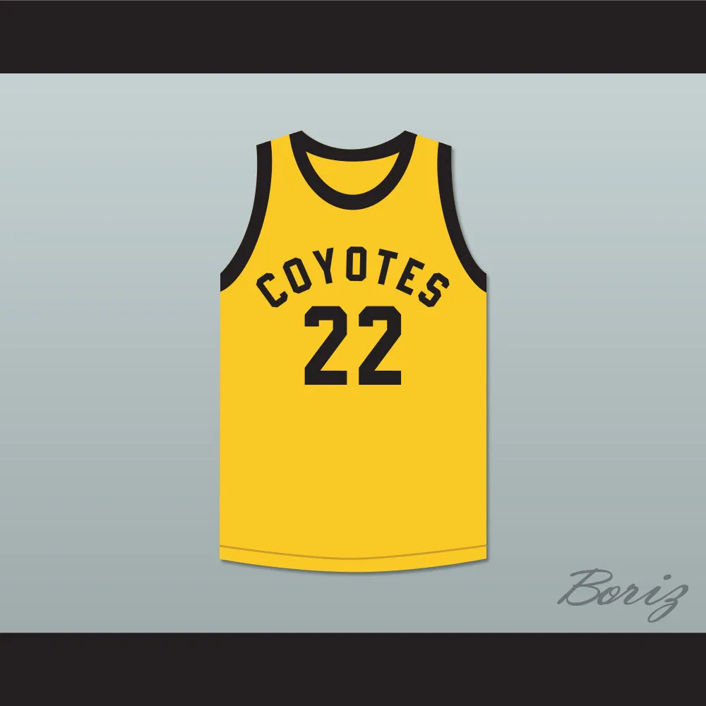 Phil Jackson 22 Williston High School Coyotes Yellow Basketball Jersey