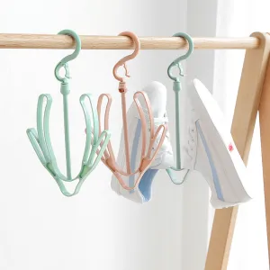 Plain windproof shoe drying rack