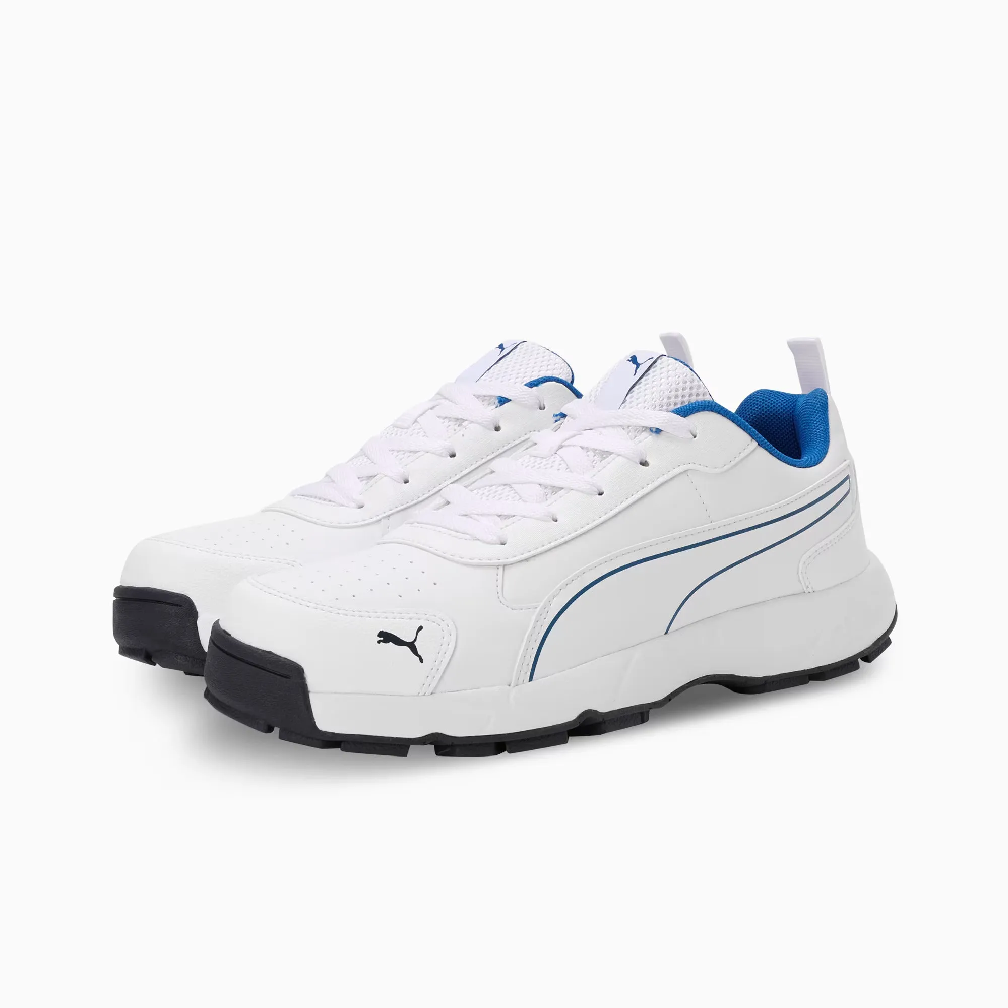Puma Classicat 10780706 Cricket Rubber Shoes White Navy Royal