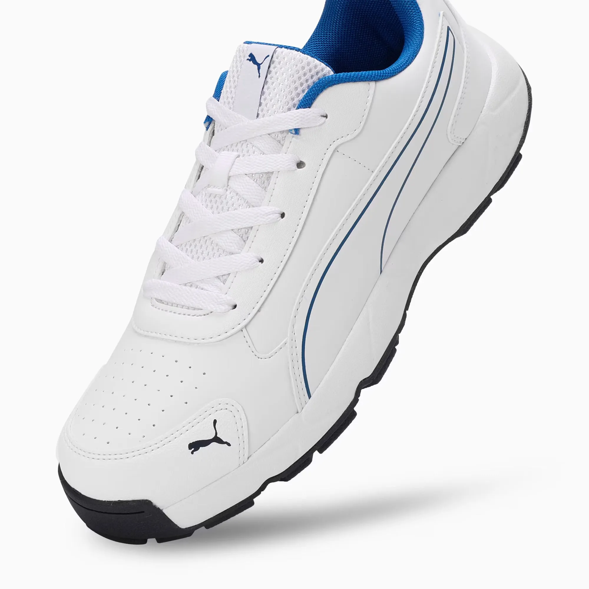 Puma Classicat 10780706 Cricket Rubber Shoes White Navy Royal