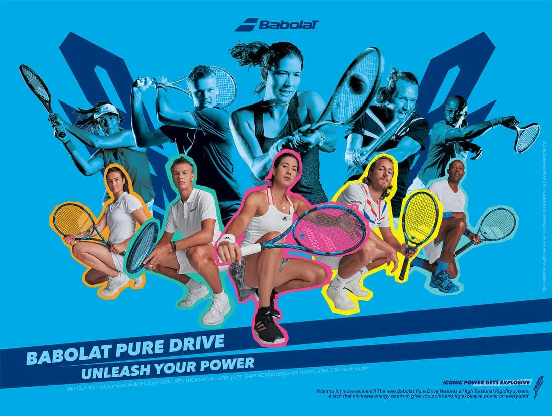 Raquette de tennis adulte - Babolat Pure Drive Lite Bleu 270g