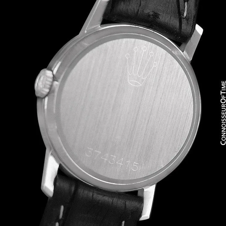 Rolex Cellini Ladies Watch, Ref. 3810 - 18K White Gold