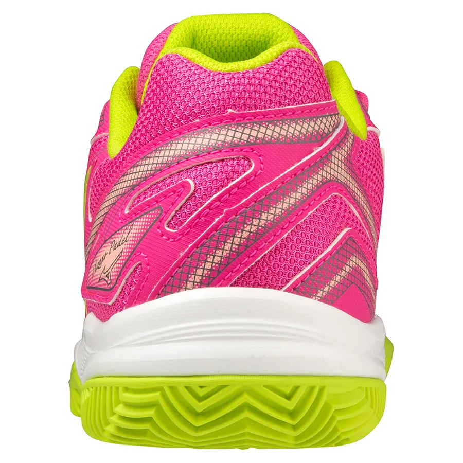 SCARPE MIZUNO PADDLE DONNA BREAK SHOT 4 PADEL INDOOR ROSA