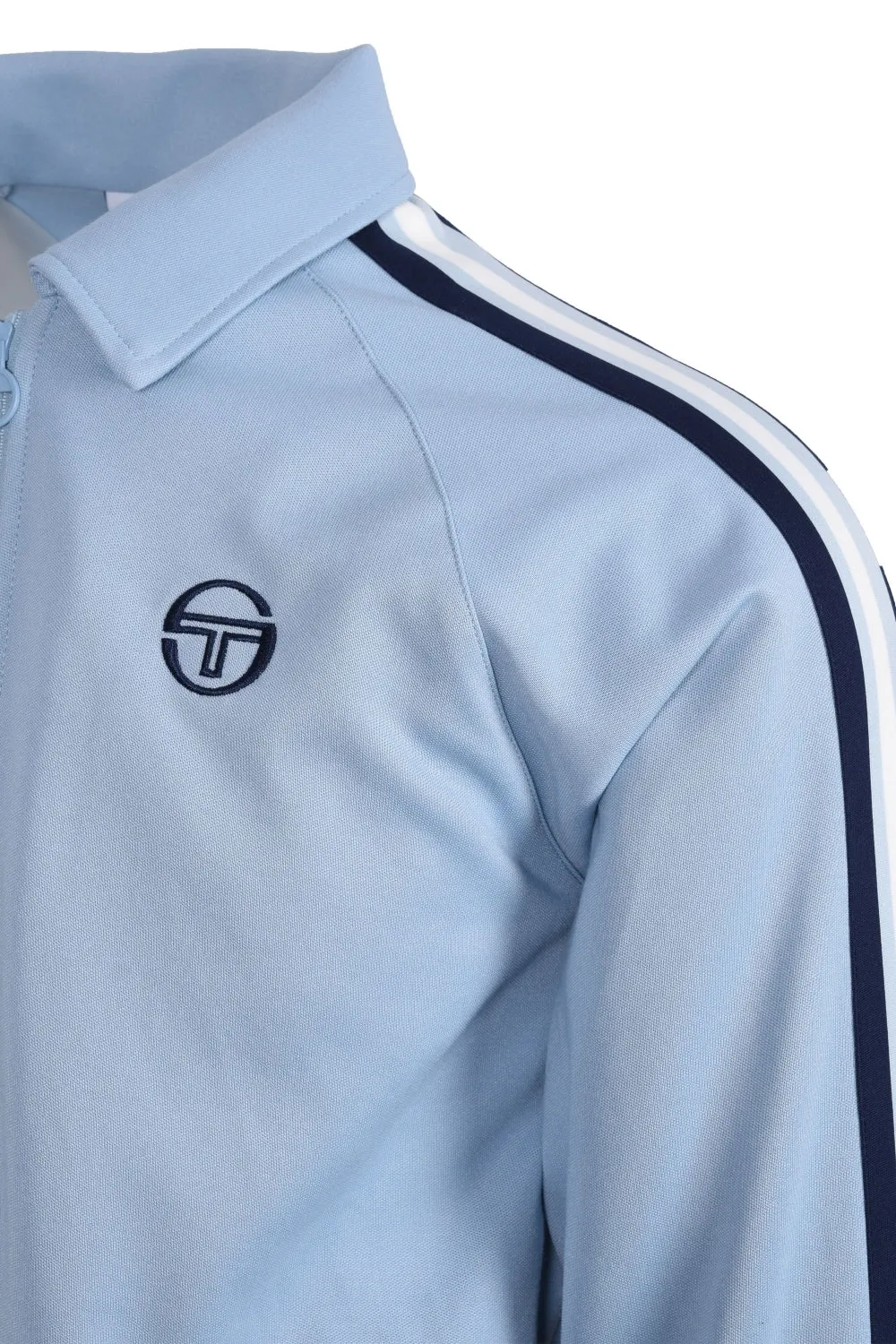 Sergio Tacchini Renshaw Tape Track Top Celestial Blue