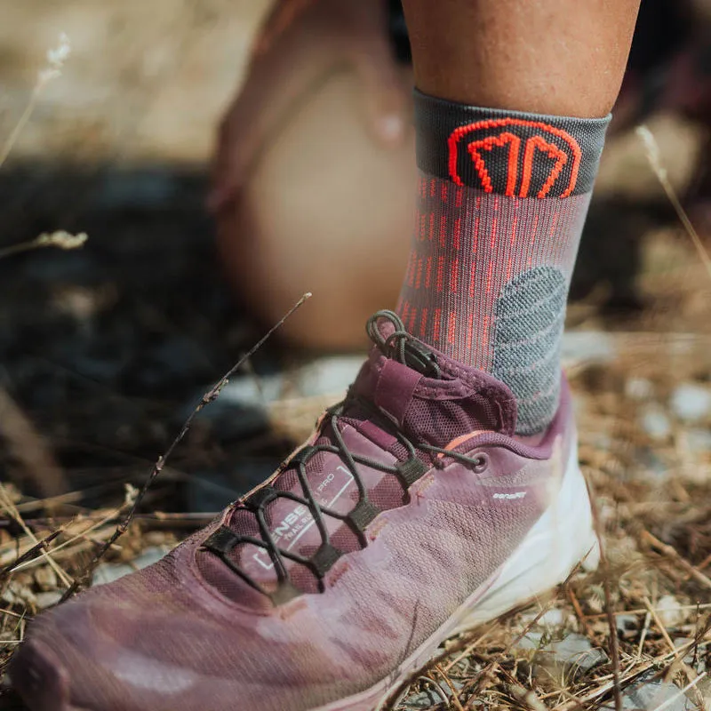 Sidas T-Free Trail Orange & Grey Trail Running Toe Socks