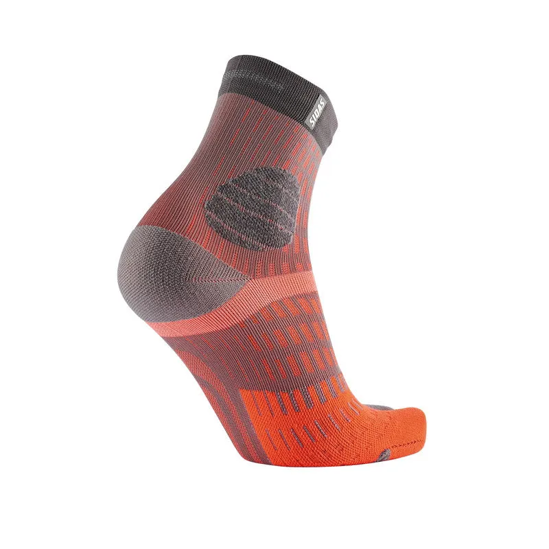 Sidas T-Free Trail Orange & Grey Trail Running Toe Socks
