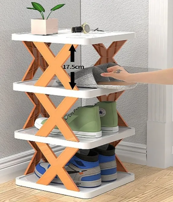 Simple Shoe Rack Folding Shoe Cabinet Storage Multifunctional Shoe Organizer Home Bathroom Dormitory