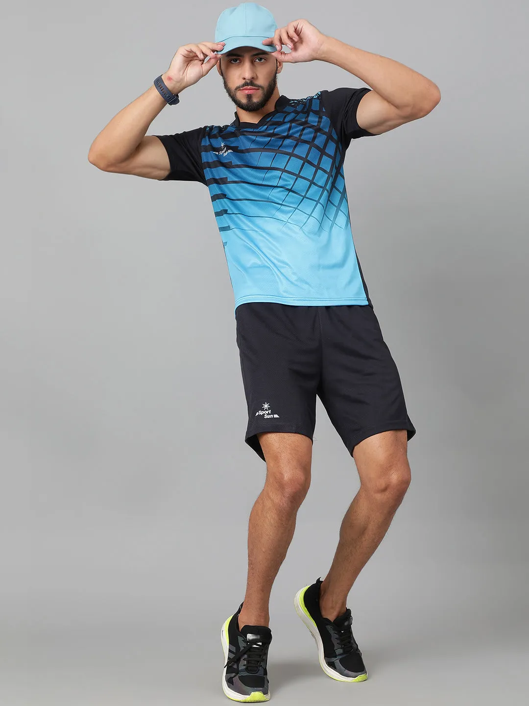 Sports Navy Blue Football Kit For Men