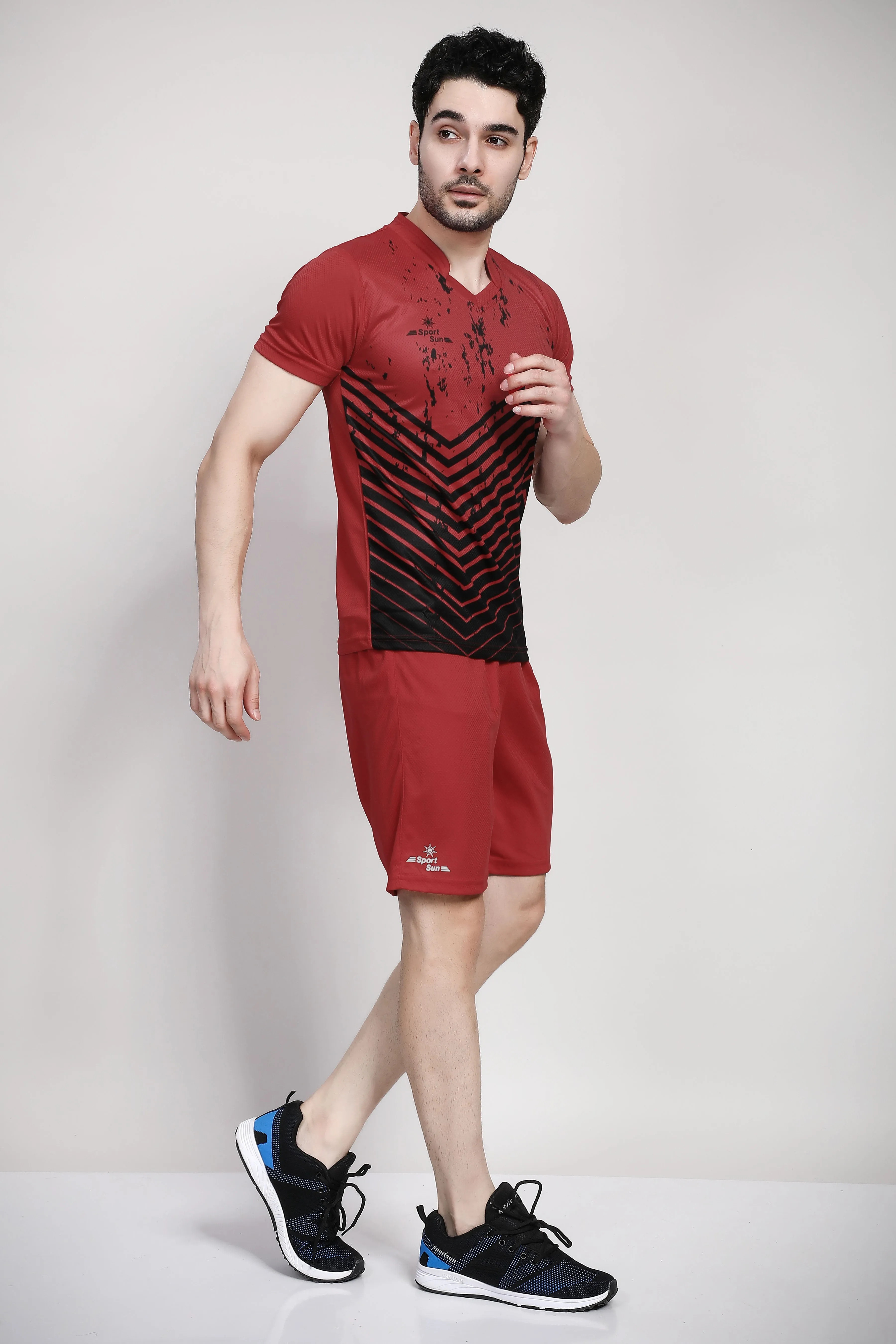 Sports Red Football Kit For Men