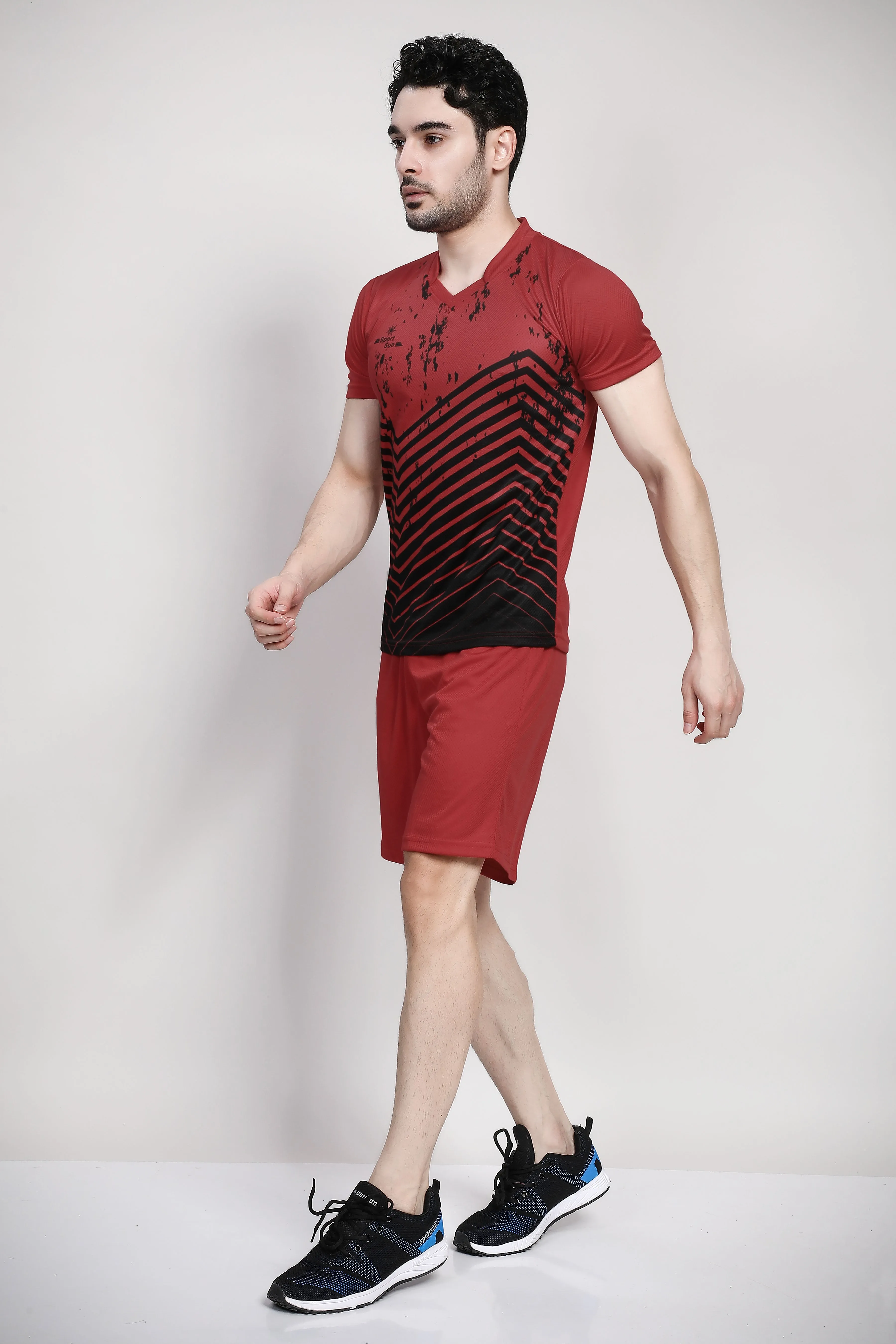 Sports Red Football Kit For Men