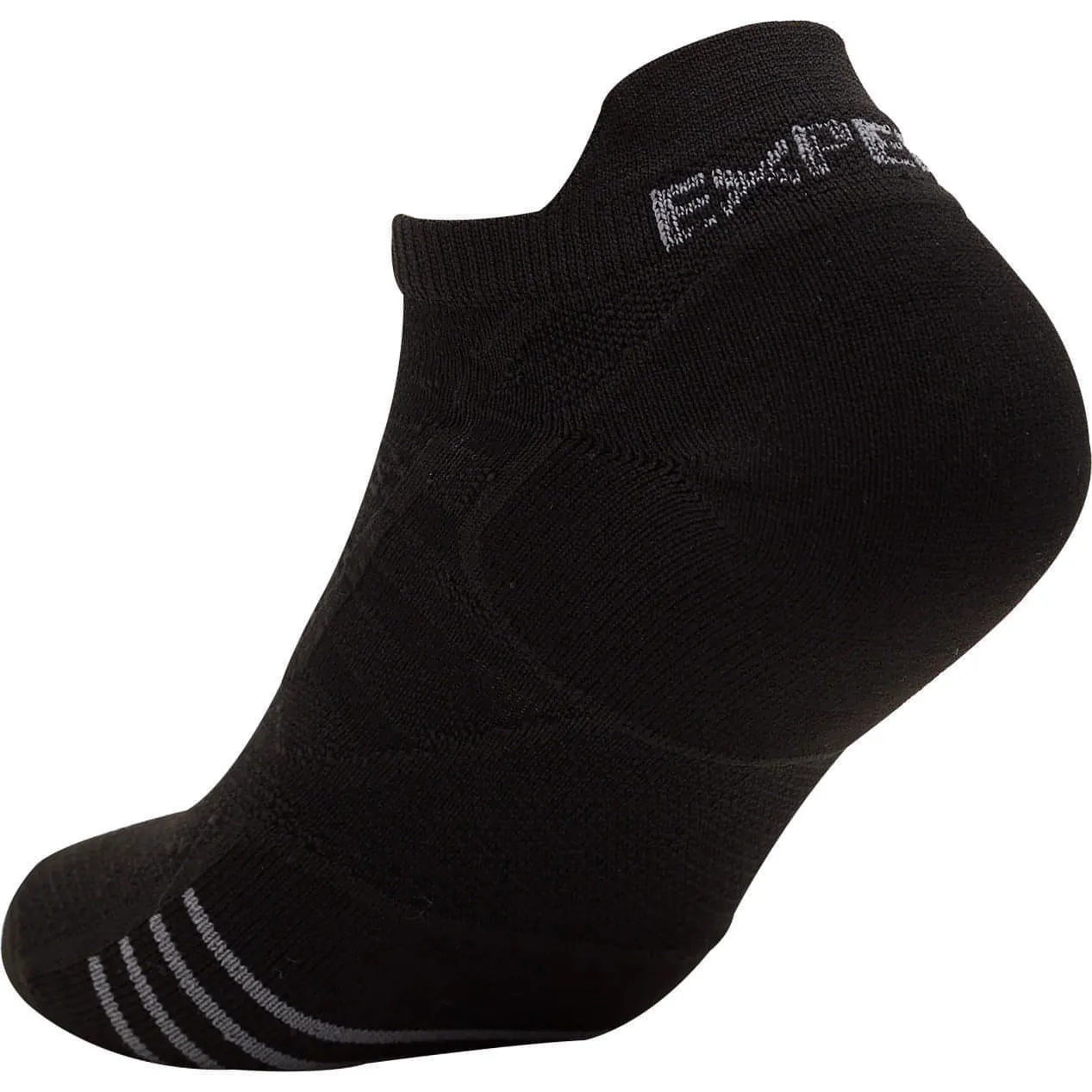 Thorlos Experia PROLITE Ultra Light Cushion No Show Tab Running Socks - Black