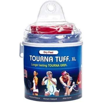 Tourna Tuff 30 Over Grip Roll – Zip Up Travel Pouch (30 Pack) - Dry Feel