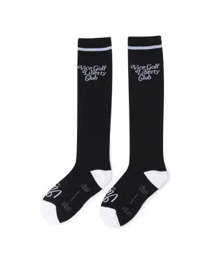 Vice Golf Atelier Women's Liberty Club Knee Socks - Black
