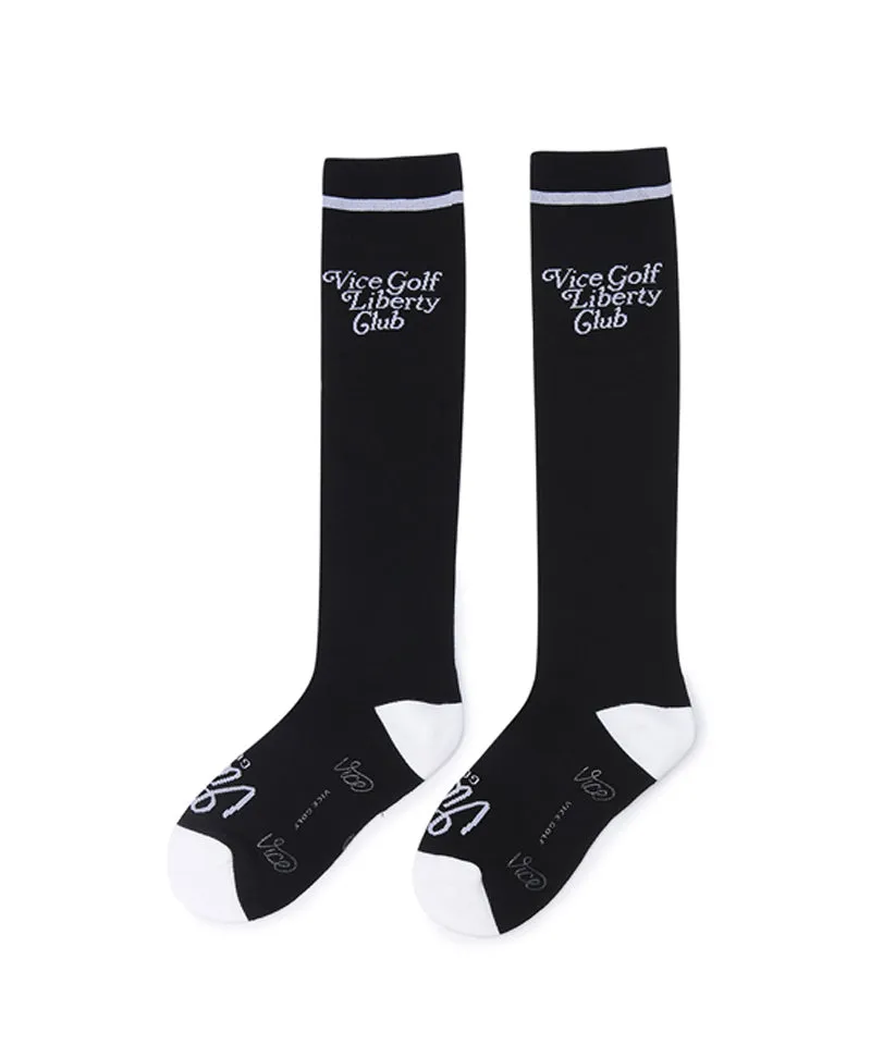 Vice Golf Atelier Women's Liberty Club Knee Socks - Black