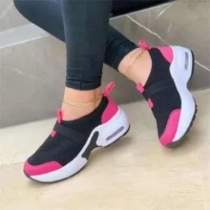 Women Flat Sneakers Lightweight Non Slip Walking Running Shoes
