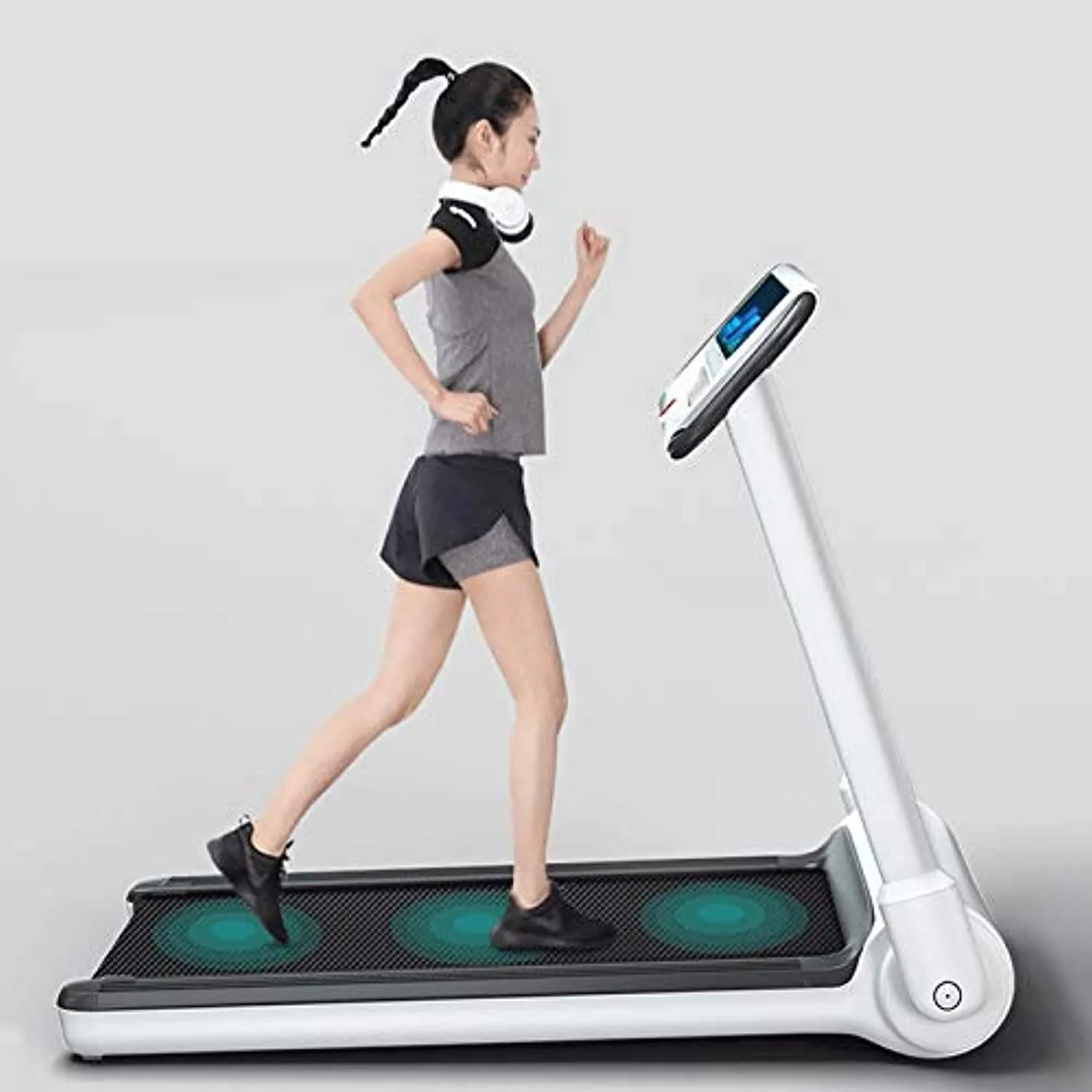 Zzfni Treadmill Smart Treadmill Household Small Mini Female Indoor Dormitory Folding Walker Fitness Equipment Folding Home Treadmill Foldable Treadmill